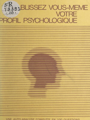 cover image of Établissez vous-même votre profil psychologique